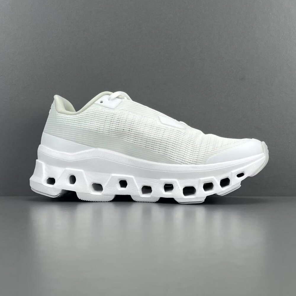 On Cloudmonster Void White Sneakers cushioned Non-Slip Women